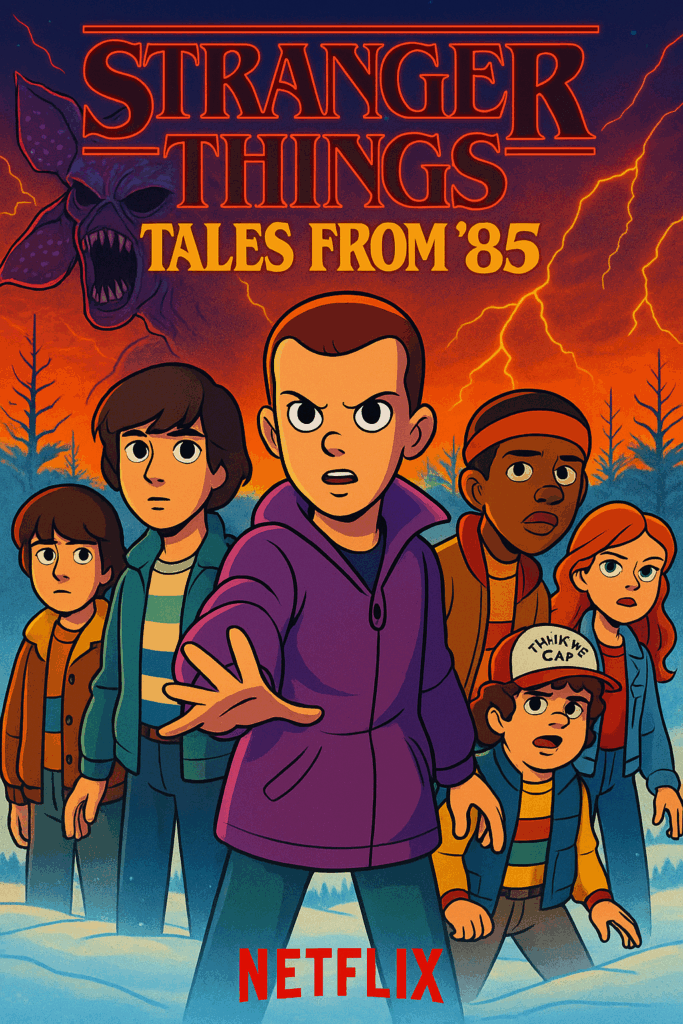 stranger things tales from 85 serie animada